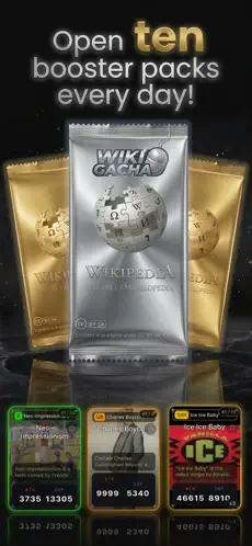 WikiGacha TCG app screenshot